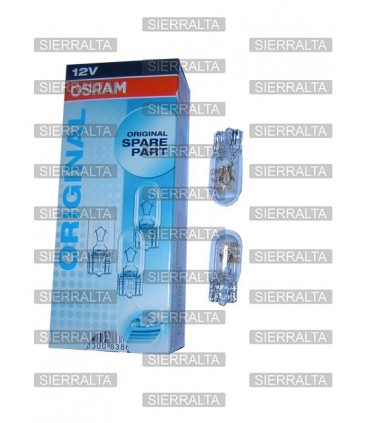 Ampolleta 12v Cola de pescado T10  5W  ALEMÁN