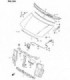 Soporte superior capot INDIA