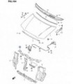 Soporte superior capot INDIA