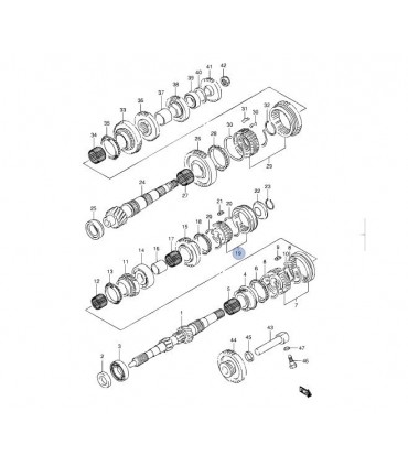 Carro sincronizador 5ta caja cambios ORIGINAL