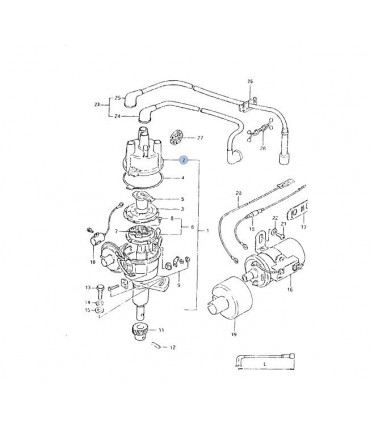 Tapa distribuidor (YD-803) JAPON