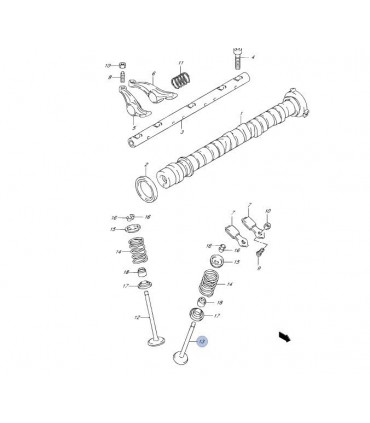 Valvula de admision ORIGINAL