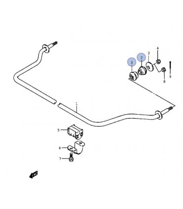 Buje punta barra estabilizadora JAPON