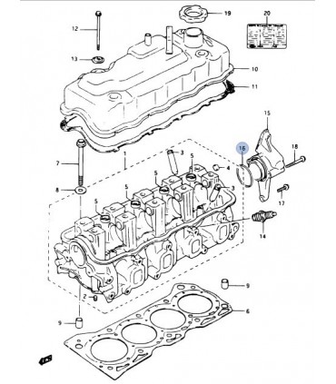 Oring caja de distribuidor ORIGINAL