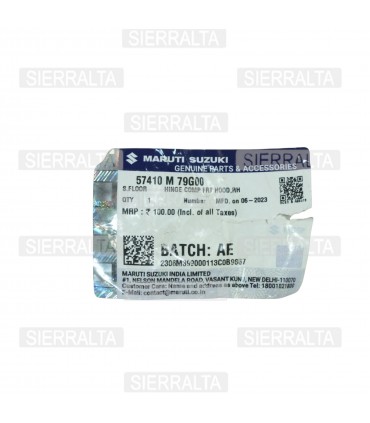 Bisagra Derecha Capot Original